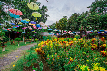 Aden Farm Nakhon Nayok-Nakhon Nayok: 1 August 2020, atmosphere inside the restaurant, coffee shop, with tourists coming to dine while traveling, Khlong Yai Subdistrict Ongkharak District Nakhon Nayok,