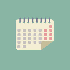 Office calendar for recording business and personal appointments