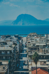 Panoramic views of Patras, Greece