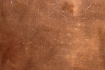 Copper surface. Daylight. Copy space. Minimalism. 