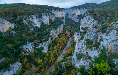 Fototapeta premium Foz de Arbayún, Salazar River, Navarra, Spain, Europe