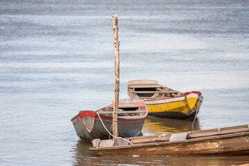 Boats at the Preguiças river - Barreirinhas - Maranhão - Brazil