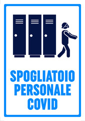 Spogliatoio Personale Covid