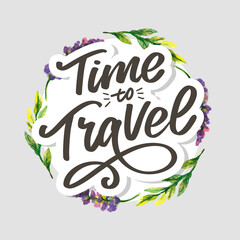 Naklejka premium Travel life style inspiration quotes lettering. Motivational typography. Calligraphy graphic design element. Collect moments Old ways wont open new doors. Lets go explore. Every picture tells a story