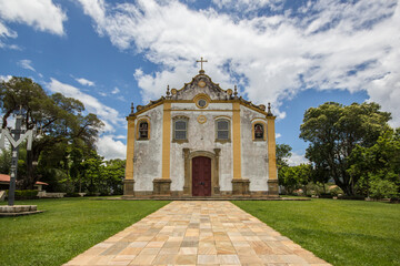 Fototapeta na wymiar Church of Santíssima Trindade at Tiradentes - Minas Gerais - Brazil