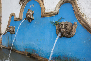 Saint Jose fountain, built in 1749 in the city of Tiradentes, Minas Gerais, Brazil