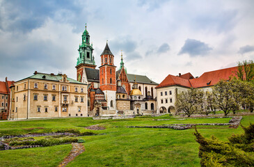 Fototapeta na wymiar Wawel Cathedral, Krakow