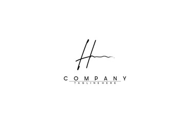 H logo signature