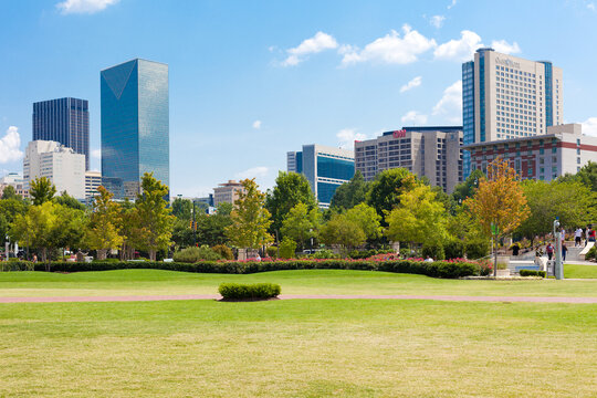 Cityscape of downtown Atlanta.