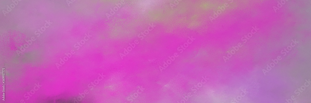 Poster amazing abstract painting background graphic with medium orchid, pastel purple and neon fuchsia colo