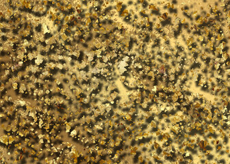 Golden abstract  decorative paper texture  background  for  artwork  - Illustration
