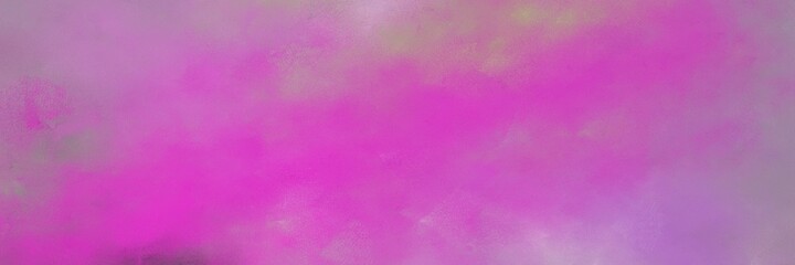 amazing abstract painting background graphic with medium orchid, pastel purple and neon fuchsia colors and space for text or image. can be used as horizontal background graphic