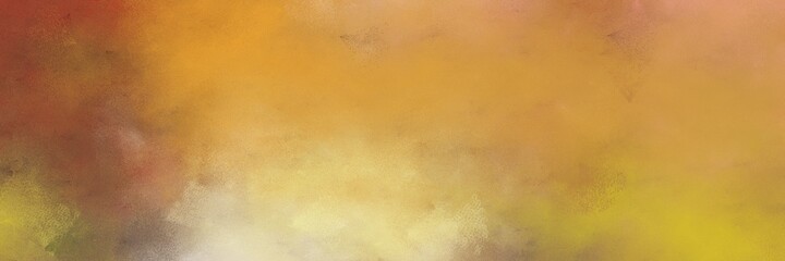 Obraz na płótnie Canvas beautiful abstract painting background graphic with peru, brown and pale golden rod colors and space for text or image. can be used as postcard or poster