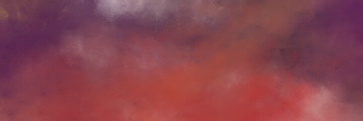 decorative abstract painting background graphic with dark moderate pink and indian red colors and space for text or image. can be used as horizontal background texture