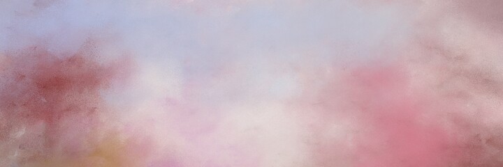 decorative abstract painting background graphic with silver, pastel brown and rosy brown colors and space for text or image. can be used as header or banner