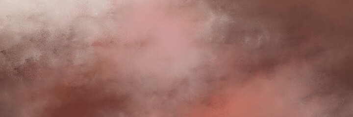 amazing vintage abstract painted background with pastel brown, silver and rosy brown colors and space for text or image. can be used as horizontal background texture