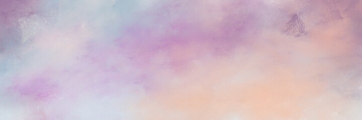 beautiful abstract painting background graphic with silver, rosy brown and baby pink colors and space for text or image. can be used as horizontal header or banner orientation