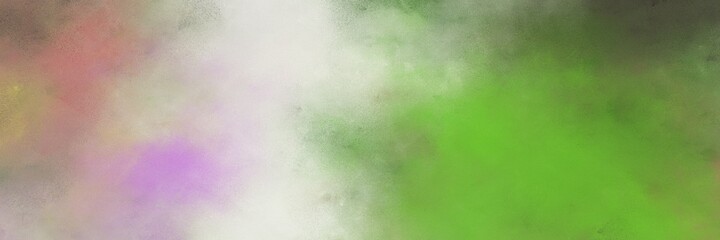 decorative abstract painting background texture with olive drab, light gray and dark gray colors and space for text or image. can be used as horizontal background texture