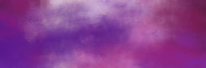 decorative antique fuchsia, pastel violet and pastel purple colored vintage abstract painted background with space for text or image. can be used as horizontal background graphic