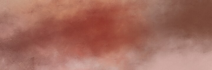 decorative pastel brown, tan and rosy brown color background with space for text or image. vintage texture, distressed old textured painted design. can be used as horizontal background graphic
