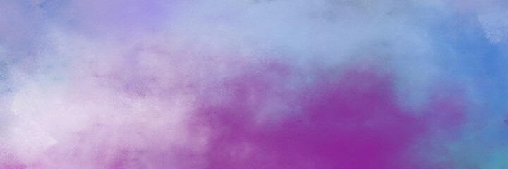 decorative light pastel purple, antique fuchsia and thistle colored vintage abstract painted background with space for text or image. can be used as header or banner