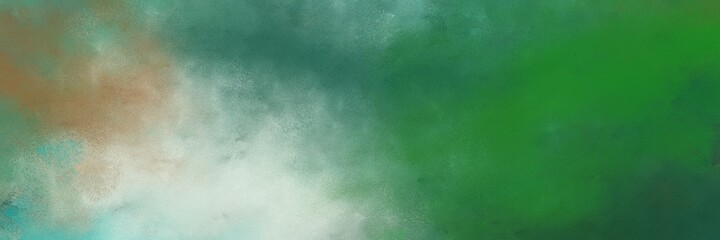 awesome sea green, silver and gray gray colored vintage abstract painted background with space for text or image. can be used as postcard or poster