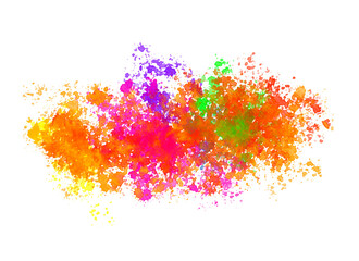 colorful watercolor splatter paint effect background design