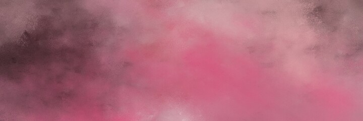 stunning vintage abstract painted background with rosy brown and old mauve colors and space for text or image. can be used as horizontal header or banner orientation