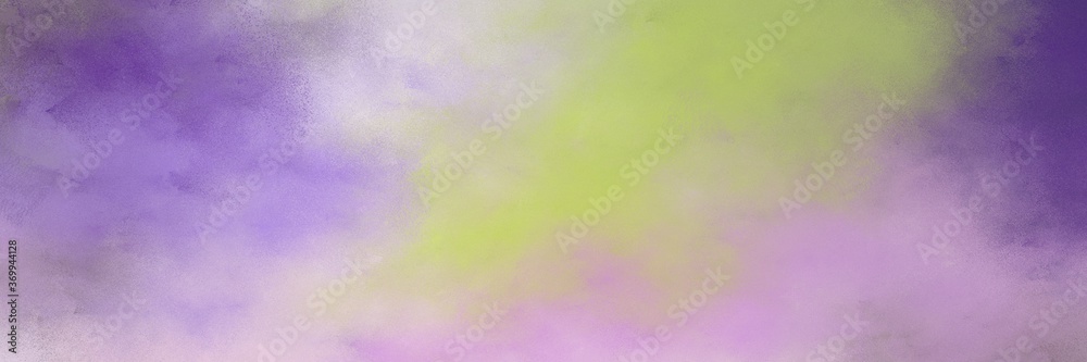 Poster amazing abstract painting background graphic with pastel purple and dark slate blue colors and space for text or image. can be used as horizontal background texture