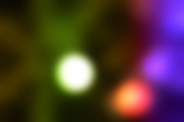 christmas garland bokeh lights