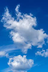 blue sky with clouds