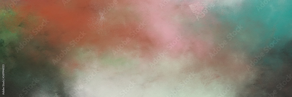Poster amazing abstract painting background graphic with rosy brown and dark slate gray colors and space for text or image. can be used as horizontal background texture
