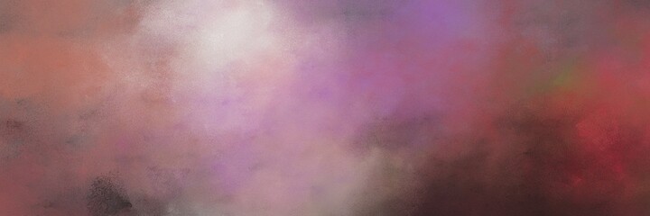 decorative abstract painting background graphic with antique fuchsia, pastel gray and very dark magenta colors and space for text or image. can be used as horizontal header or banner orientation