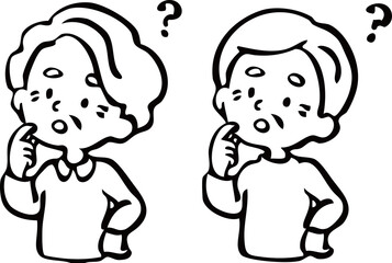 疑問 おじいさんとおばあさん