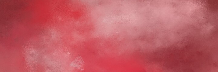 awesome vintage abstract painted background with moderate red and rosy brown colors and space for text or image. can be used as horizontal header or banner orientation