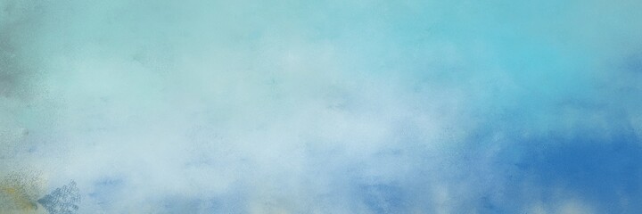 awesome abstract painting background graphic with pastel blue, steel blue and corn flower blue colors and space for text or image. can be used as header or banner