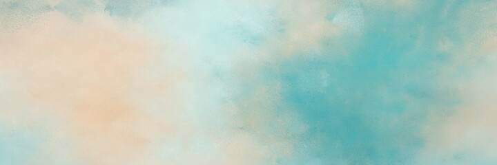 awesome vintage abstract painted background with pastel gray and cadet blue colors and space for text or image. can be used as horizontal background graphic