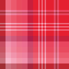 Seamless pattern in simple cozy red and pink colors for plaid, fabric, textile, clothes, tablecloth and other things. Vector image.
