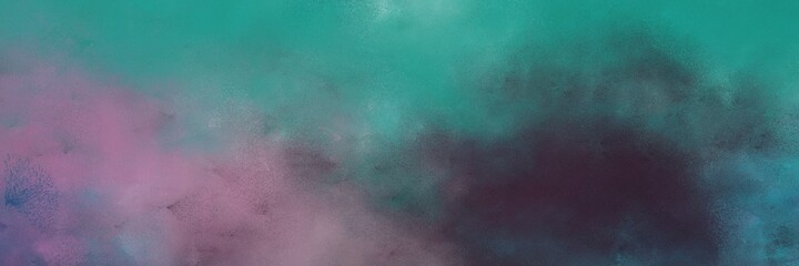 stunning abstract painting background graphic with teal blue and gray gray colors and space for text or image. can be used as header or banner
