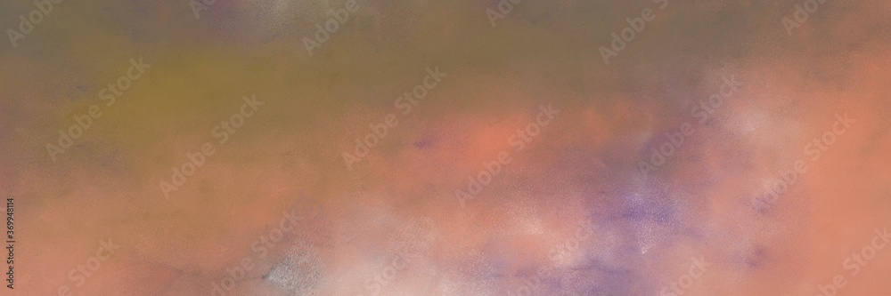 Poster decorative abstract painting background graphic with pastel brown and dark salmon colors and space f