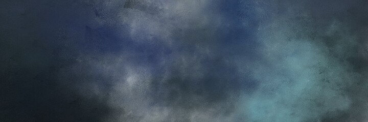 beautiful dark slate gray, slate gray and light slate gray colored vintage abstract painted background with space for text or image. can be used as horizontal background graphic