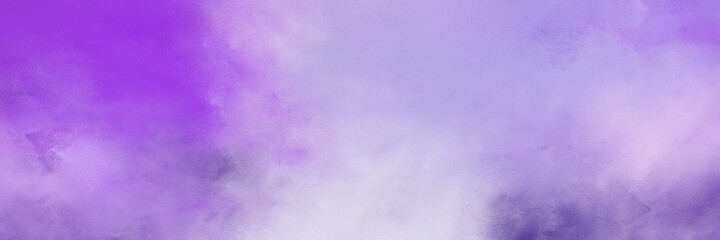 decorative abstract painting background texture with light pastel purple, dark orchid and light gray colors and space for text or image. can be used as horizontal background graphic