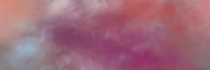 decorative antique fuchsia, pastel purple and rosy brown color background with space for text or image. vintage texture, distressed old textured painted design. can be used as header or banner