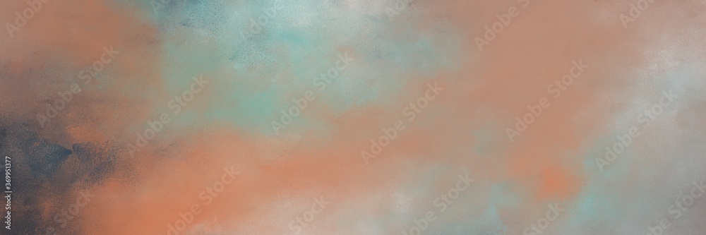 Aufkleber amazing abstract painting background texture with rosy brown, dark slate gray and dim gray colors and space for text or image. can be used as horizontal background texture