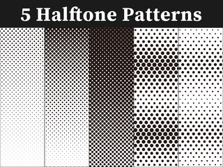 ハーフトーンパターン 5種セット