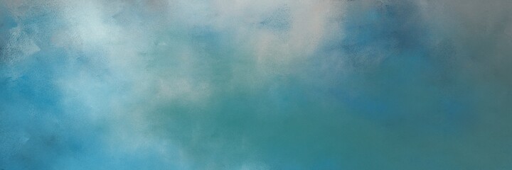 awesome blue chill, pastel blue and light slate gray colored vintage abstract painted background with space for text or image. can be used as horizontal background graphic