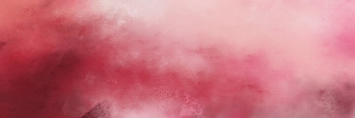 Fototapeta premium stunning abstract painting background texture with pale violet red, baby pink and dark pink colors and space for text or image. can be used as horizontal header or banner orientation