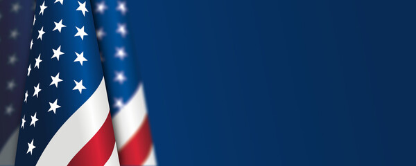 American flag for Patriot day, Memorial day, Independence day