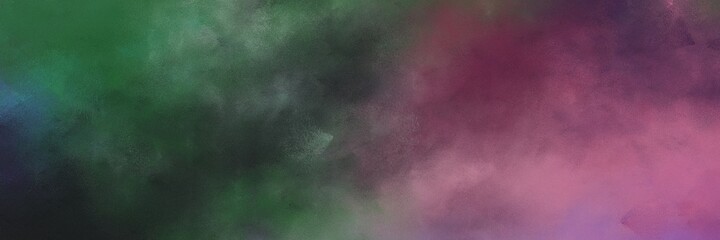 decorative dark slate gray, antique fuchsia and old lavender colored vintage abstract painted background with space for text or image. can be used as horizontal background texture