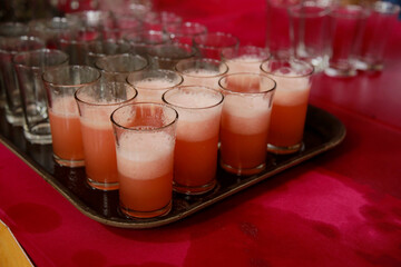 Wedding Event Catering Style Juices Recipe. Indian Welcome Drink  Fresh juice .